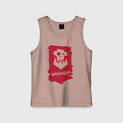 Майка детская хлопок Орочий Вааагх! Горка и Морка, цвет: пыльно-розовый