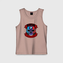 Майка детская хлопок BMW sport mind, цвет: пыльно-розовый