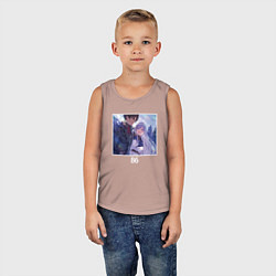 Майка детская хлопок Синъэй и Владилена - 86, цвет: пыльно-розовый — фото 2