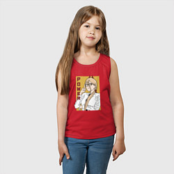 Майка детская хлопок Милая Пауэр, цвет: красный — фото 2