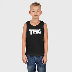 Майка детская хлопок Thousand Foot Krutch лого, цвет: черный — фото 2