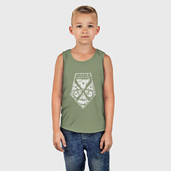 Майка детская хлопок X-COM vigilo confido, цвет: авокадо — фото 2