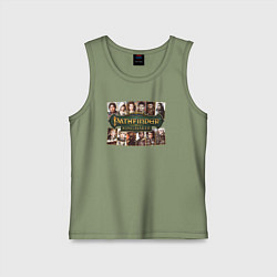 Майка детская хлопок Pathfinder Kingmaker, цвет: авокадо