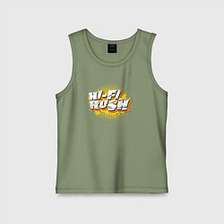 Майка детская хлопок Hi-Fi Rush, цвет: авокадо