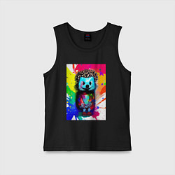 Детская майка Акварельный эскиз ёжика - живопись