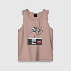 Майка детская хлопок Джойстик, цвет: пыльно-розовый