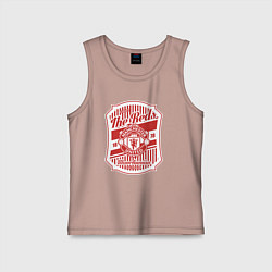 Майка детская хлопок 1878 Manchester, цвет: пыльно-розовый