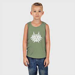 Майка детская хлопок Легенды о Зельде - дух, цвет: авокадо — фото 2