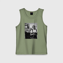 Майка детская хлопок Old Gangstars, цвет: авокадо