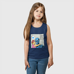 Майка детская хлопок Гуманизм, цвет: тёмно-синий — фото 2