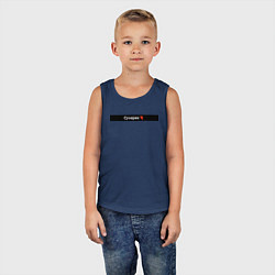 Майка детская хлопок Суоярви города России, цвет: тёмно-синий — фото 2