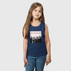Майка детская хлопок Тру фанат Joy Division, цвет: тёмно-синий — фото 2