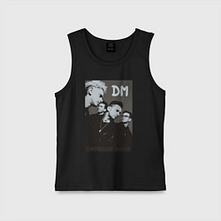 Майка детская хлопок Depeche Mode 90 Violator, цвет: черный
