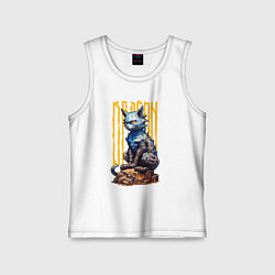 Майка детская хлопок Dragoncat, цвет: белый