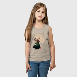 Майка детская хлопок Оружие древних русов, цвет: миндальный — фото 2