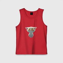 Майка детская хлопок Дай Динь, цвет: красный