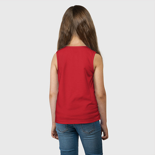 Детская майка My guitar / Красный – фото 4