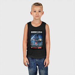 Майка детская хлопок Serious Sam 1 - second encounter, цвет: черный — фото 2