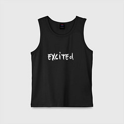 Майка детская хлопок Depeche Mode - Exciter logo, цвет: черный