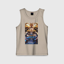 Майка детская хлопок Мартис, цвет: миндальный