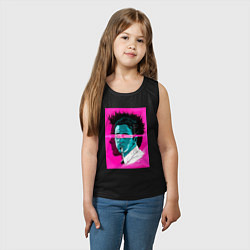 Майка детская хлопок Fight club pink poster, цвет: черный — фото 2