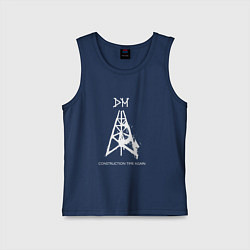 Майка детская хлопок Depeche Mode - cta album, цвет: тёмно-синий