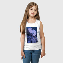 Майка детская хлопок Провожающая в последний путь Фрирен, цвет: белый — фото 2