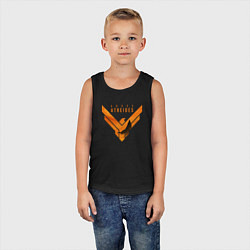 Майка детская хлопок Дом Атрейдесов - Дюна, цвет: черный — фото 2