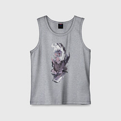 Майка детская хлопок Re:Zero Рем горничная, цвет: меланж