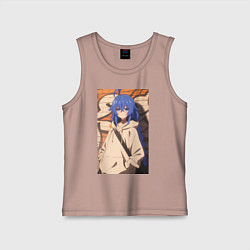 Майка детская хлопок Реинкарнация безработного Рокси Мигурдия арт, цвет: пыльно-розовый