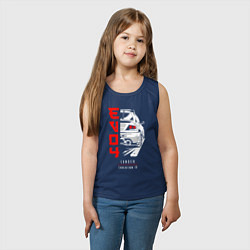 Майка детская хлопок Mitsubishi Lancer - Evolution 4, цвет: тёмно-синий — фото 2