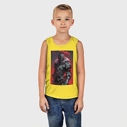 Майка детская хлопок Убийца гоблинов воин, цвет: желтый — фото 2