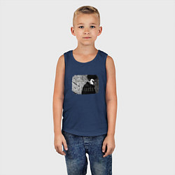 Майка детская хлопок Opium - Delusion, цвет: тёмно-синий — фото 2