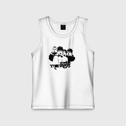 Майка детская хлопок Arctic Monkeys band, цвет: белый