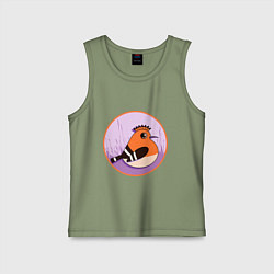 Детская майка Птица Удод с ирокезом