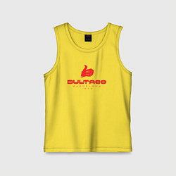 Майка детская хлопок Легенда Барселоны, цвет: желтый