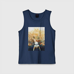 Майка детская хлопок Для тебя Бессмертный Фуши Джоан, цвет: тёмно-синий