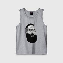 Майка детская хлопок James Harden, цвет: меланж