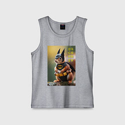 Майка детская хлопок Bat squirrel - oreshnik meme, цвет: меланж