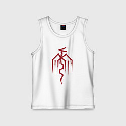 Майка детская хлопок Symbol of the City of Chains - Dragon Age, цвет: белый