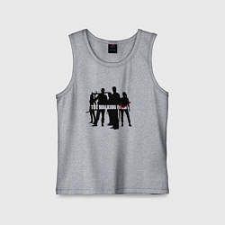 Майка детская хлопок Ходячие герои фильтр gamma, цвет: меланж