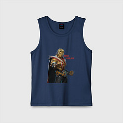 Майка детская хлопок Adam Warlock, цвет: тёмно-синий