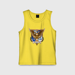 Майка детская хлопок Ultra Marin - Indomitus, цвет: желтый