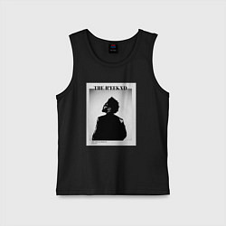 Майка детская хлопок Abel Tesfaye presents, цвет: черный