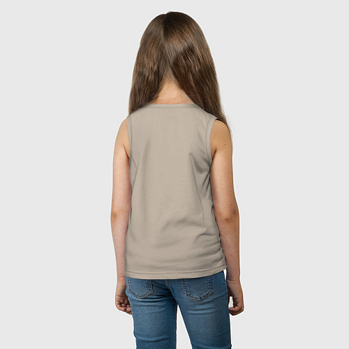 Детская майка Gas rat / Миндальный – фото 4