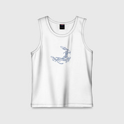 Детская майка Карпы кои в стиле де Жуи