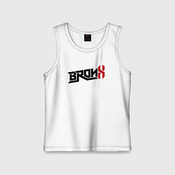 Майка детская хлопок USA Bronx, цвет: белый