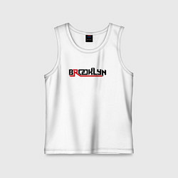 Майка детская хлопок Brooklyn USA, цвет: белый