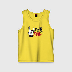 Детская майка Style rock and roll