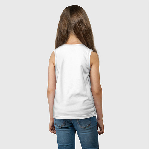 Детская майка Красный бантик / Белый – фото 4